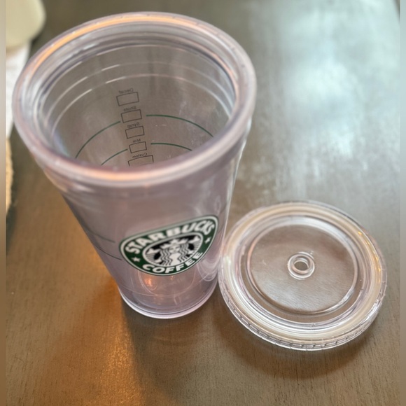 Starbucks Clear Tumbler with Green Logo - Picture 6 of 6